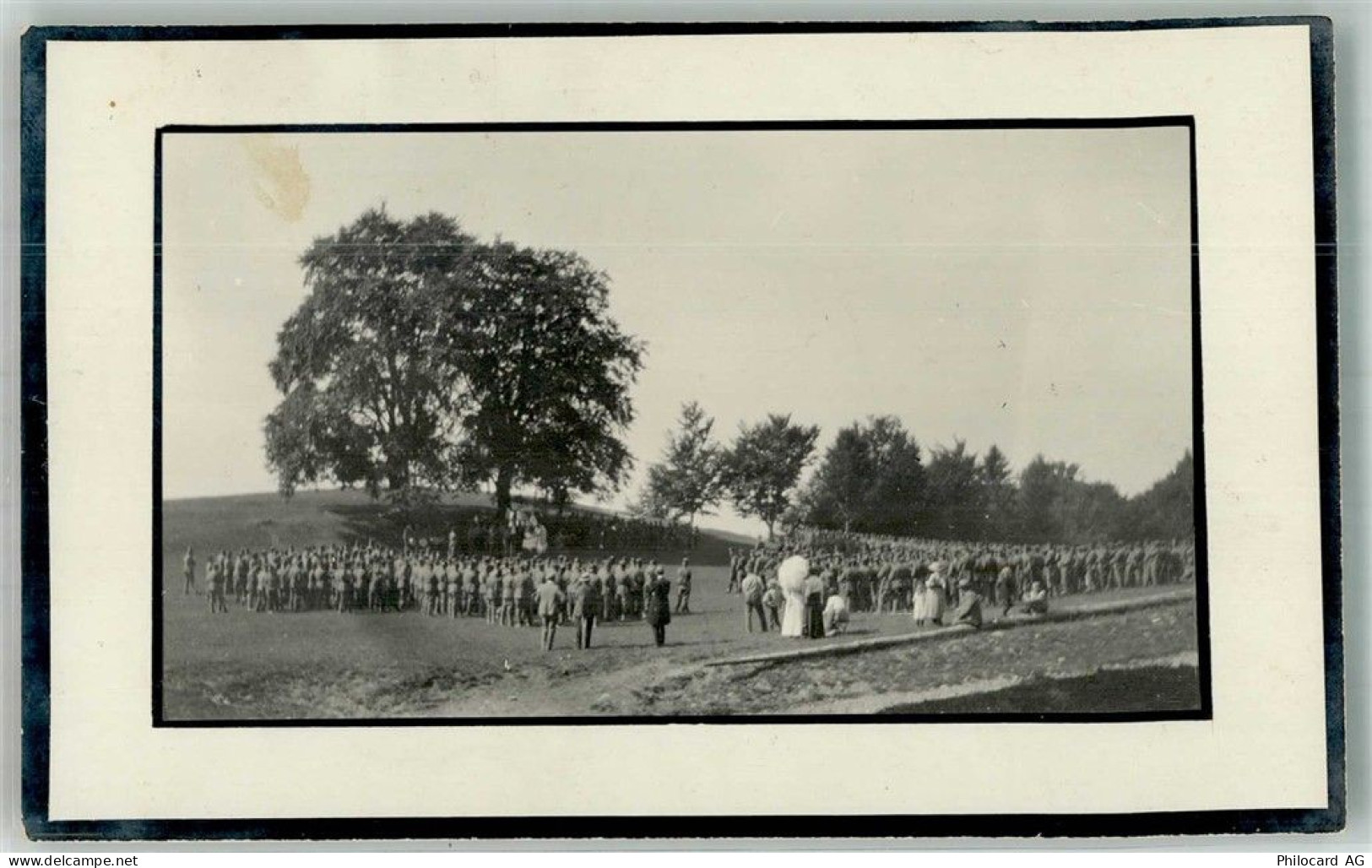 2517 Diesse Foto AK Feldgottesdienst Ort handschriftlich - 38253895
