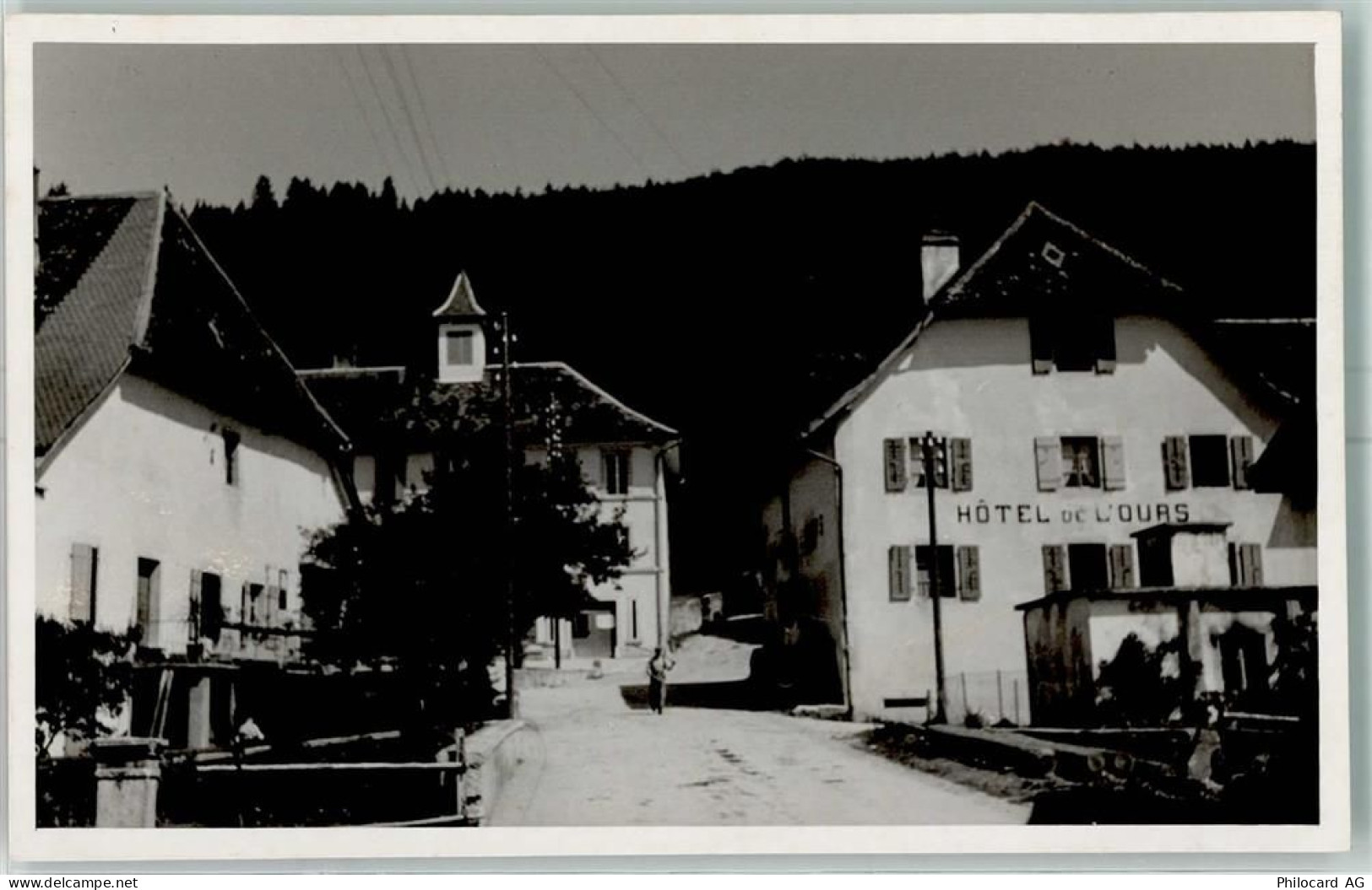 2517 Diesse Foto AK Hotel de Lours Ort handschriftlich - 13149422