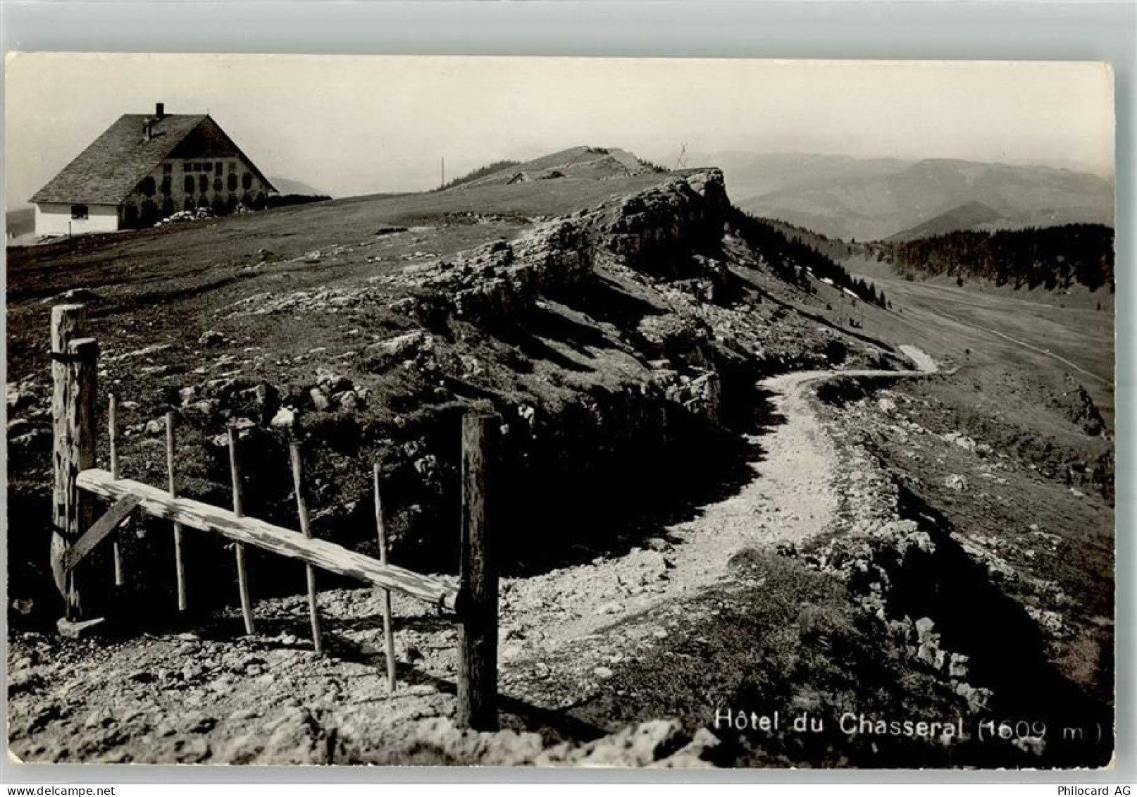 2518 Nods 1958 Foto AK Hotel du Chasseral - 38186030