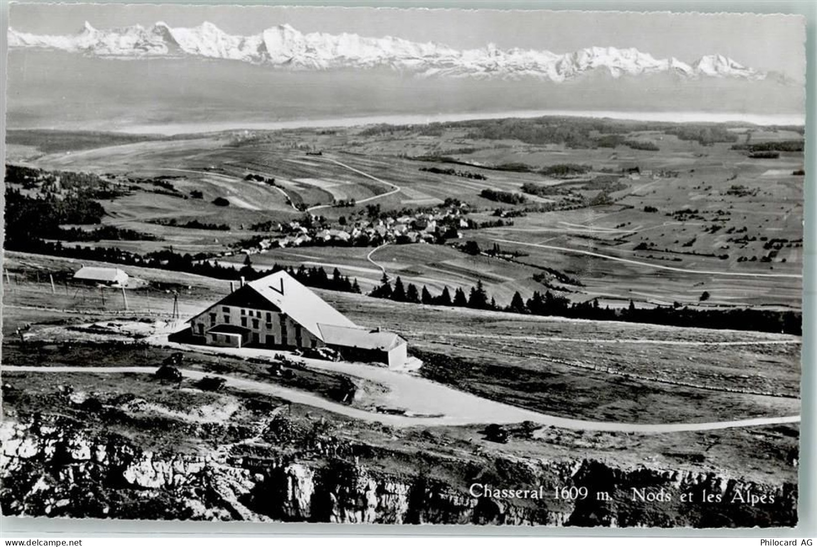 2518 Nods Gebrauchsspuren Fliegeraufnahme Hotel Chasseral - 10398174