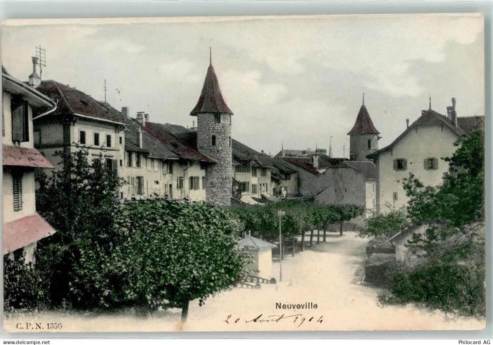 2520 La Neuveville 1914 - Schloss - 10607977