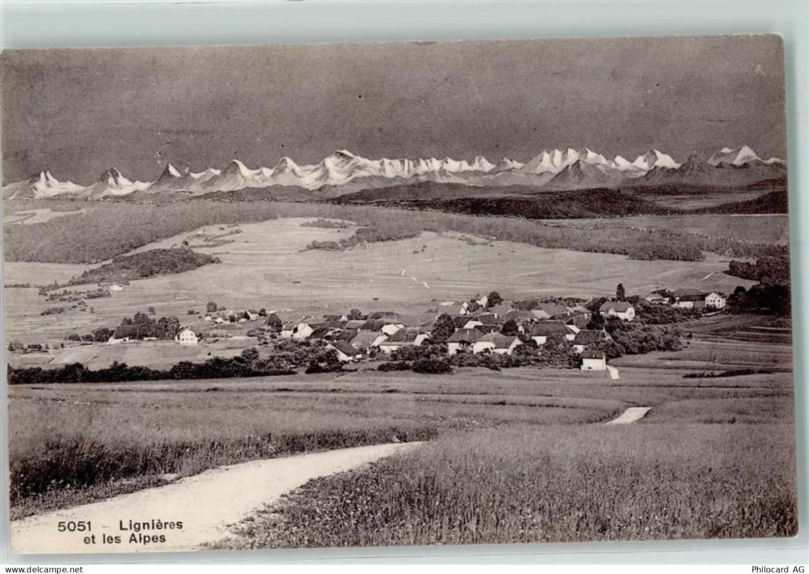 2523 Lignières 1920 - et les Alpes - 10219121