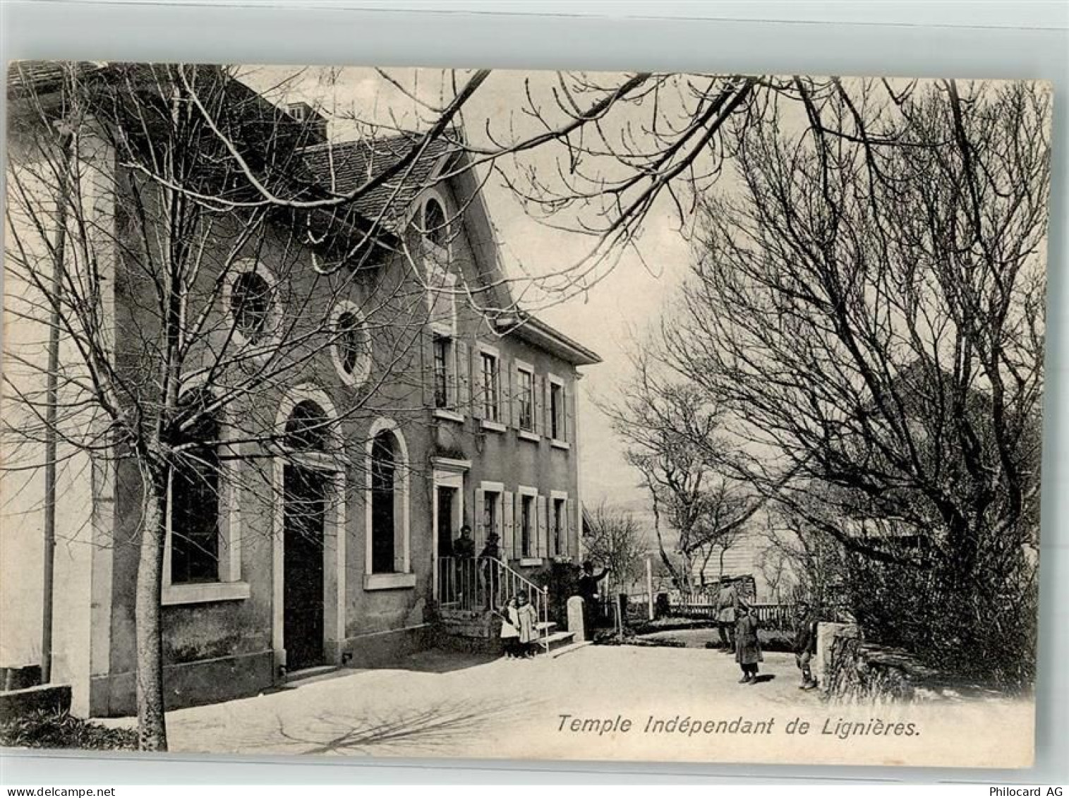 2523 Lignières Foto AK Temple Independant - 13552028