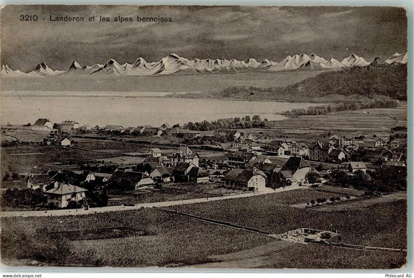 2525 Le Landeron 1913 - Landeron et les alpes bernoises - 13145868