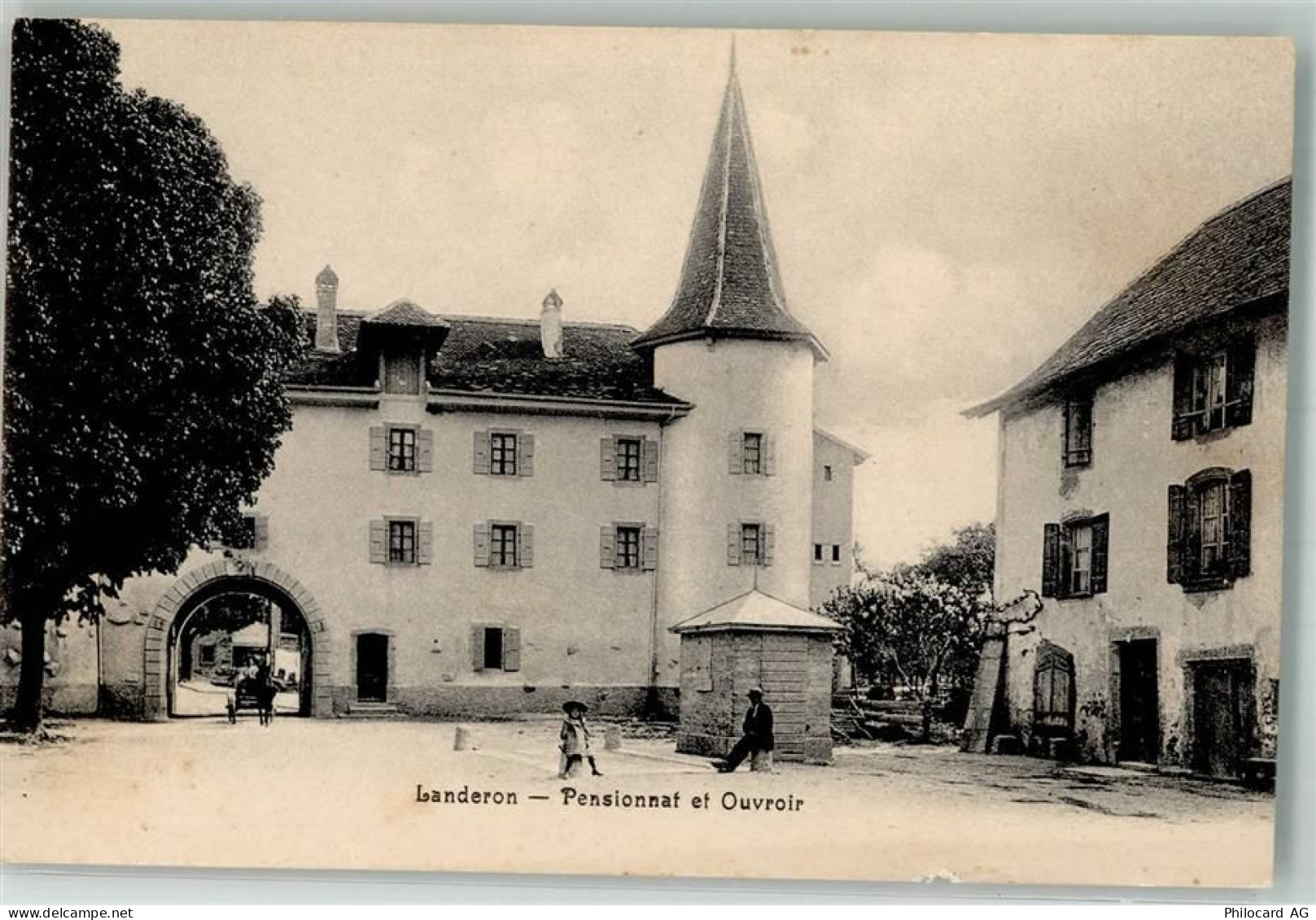 2525 Le Landeron Foto AK Pensionnat et Ouvroir - 38022090