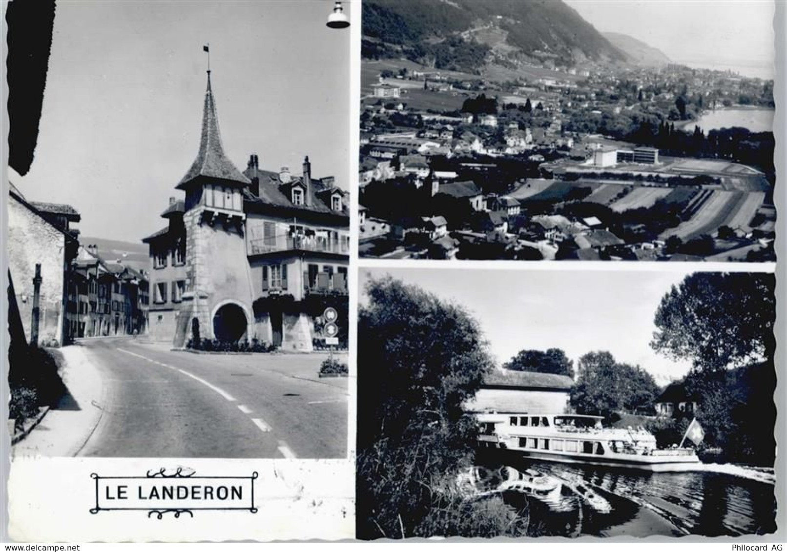 2525 Le Landeron - Kirche, Gesamtansicht, Boot - 50730336