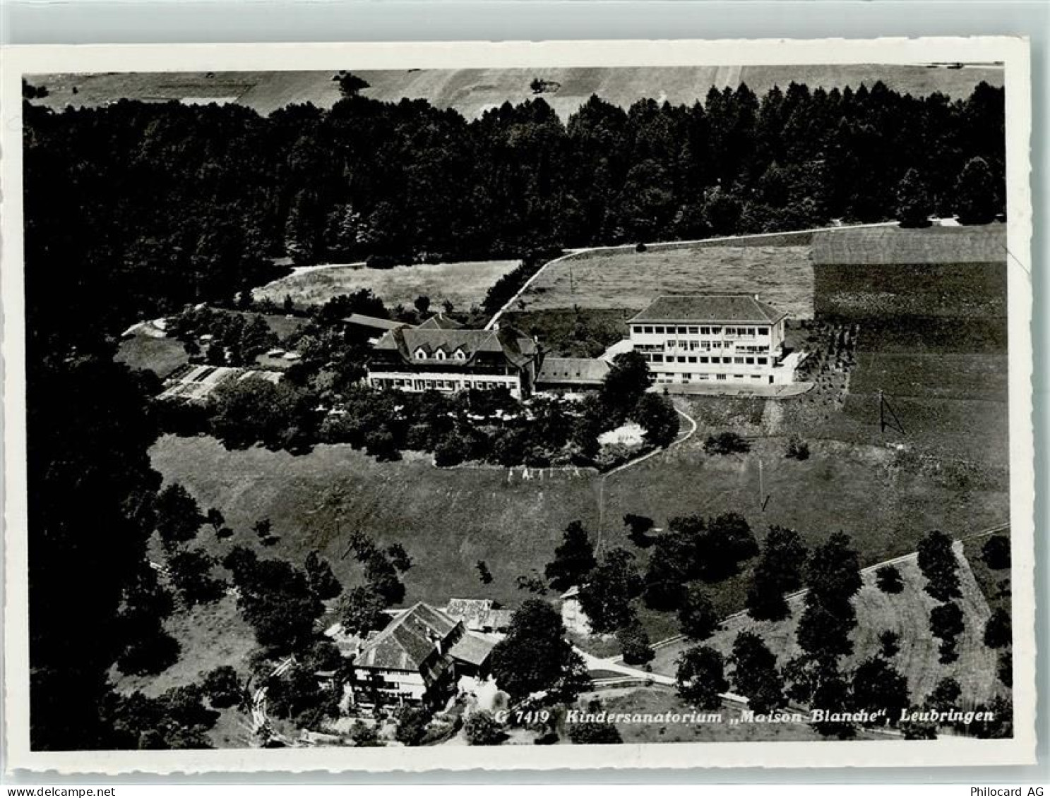 2533 Leubringen Evilard - Fliegeraufnahme Kindersanatorium Maison Blanch... - 13137707