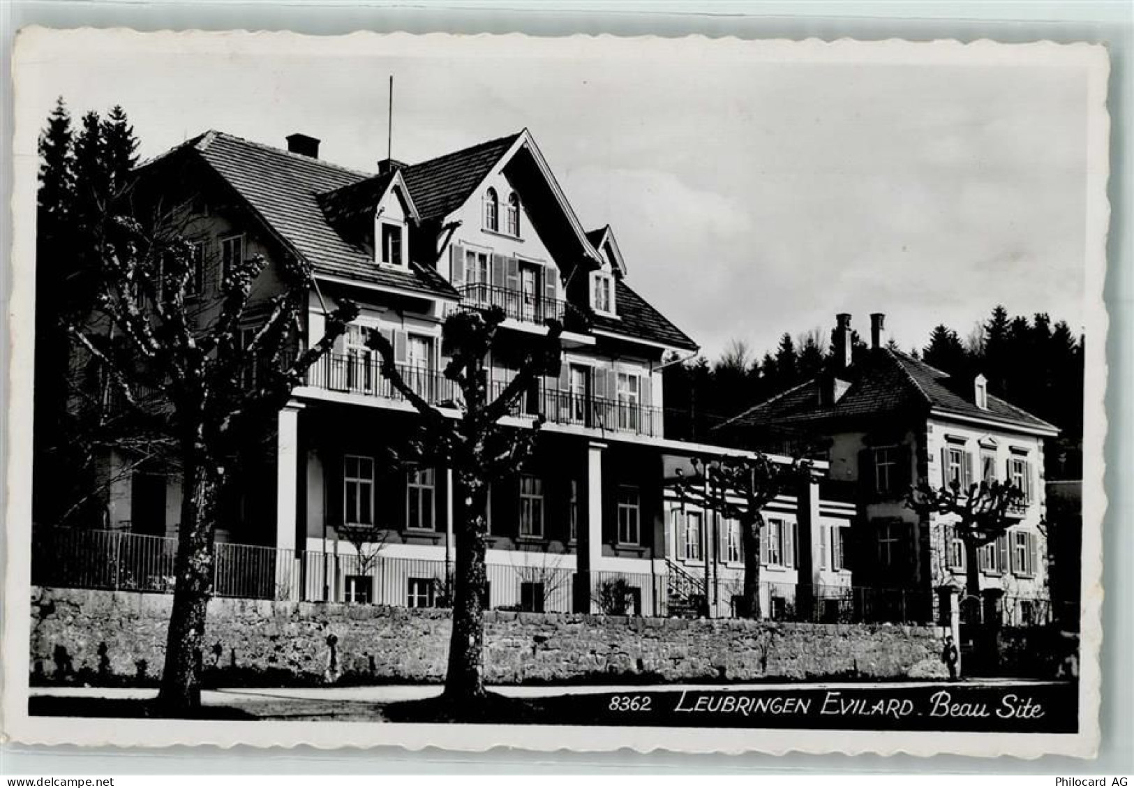 2533 Leubringen Evilard Foto AK Schwesternheim des Roten Kreuzes - 10586324