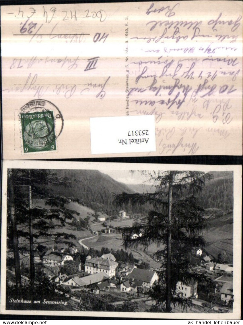 253317,Steinhaus am Semmering Totale