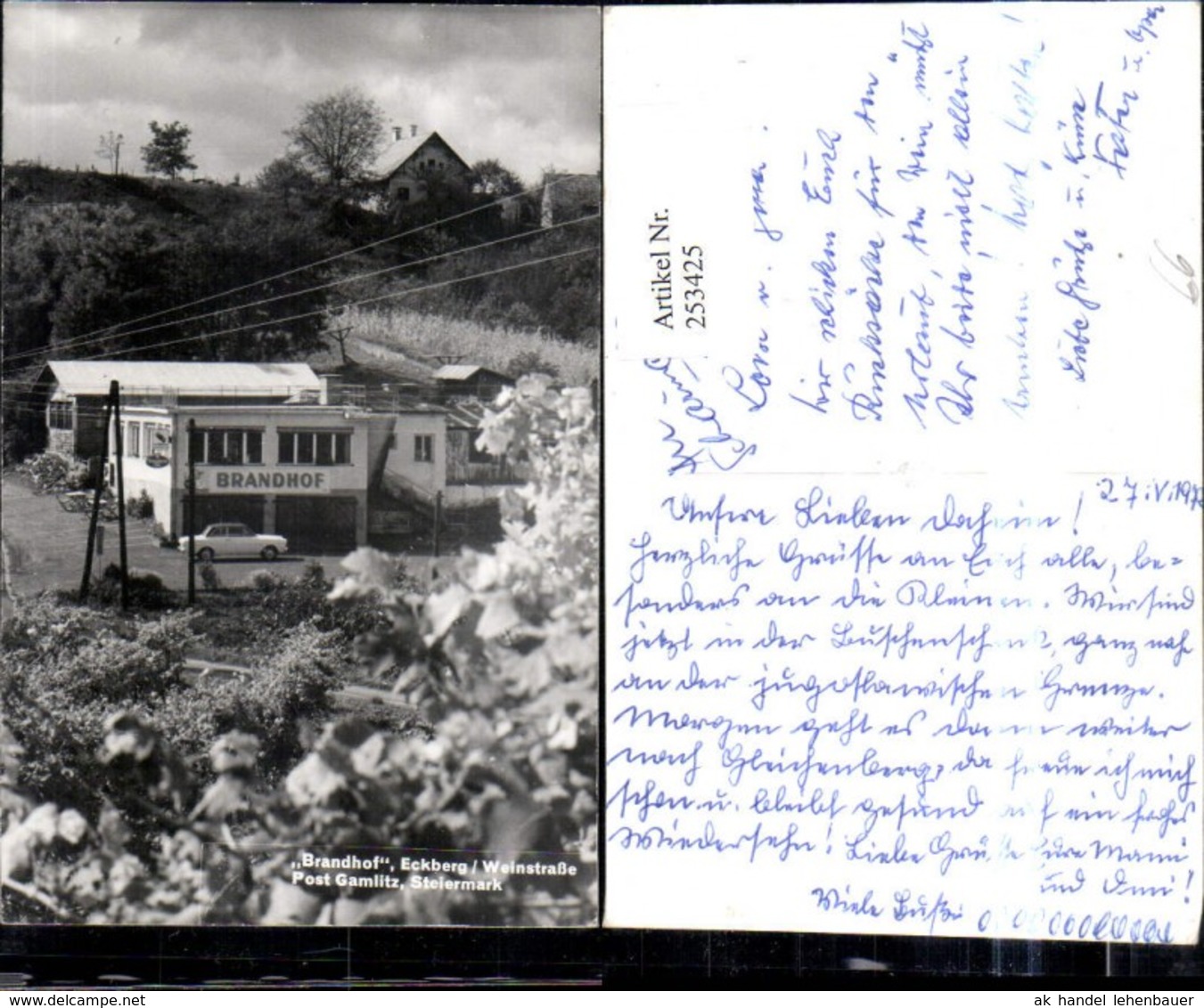 253425,Brandhof in Eckberg an d. Weinstra&szlig;e b. Gamlitz