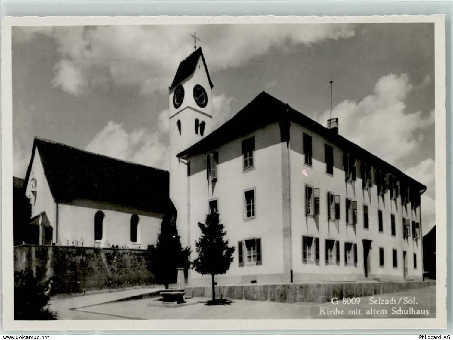 2545 Selzach - Kirche mit altem Schulhaus - 13146338