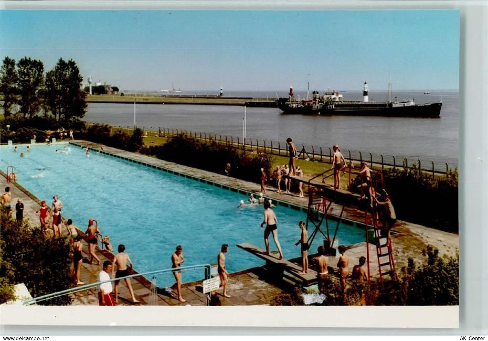25541 W2212 Brunsbüttel FOTO KEINE AK Freibad - 40043006