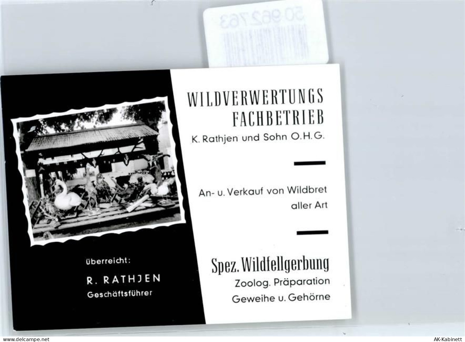 25548 W2217 Kellinghusen - Wildzerlegerei Rathjen und Sohn - 50962763