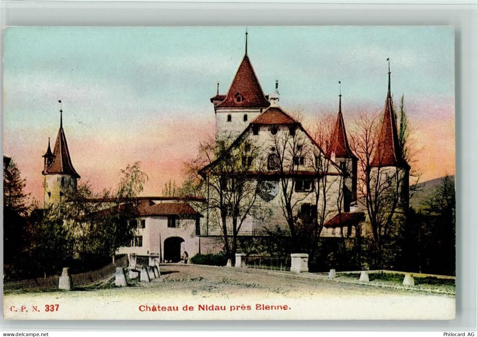 2560 Nidau 1908 - Chateau de Nidau pres Bienne - 10196844