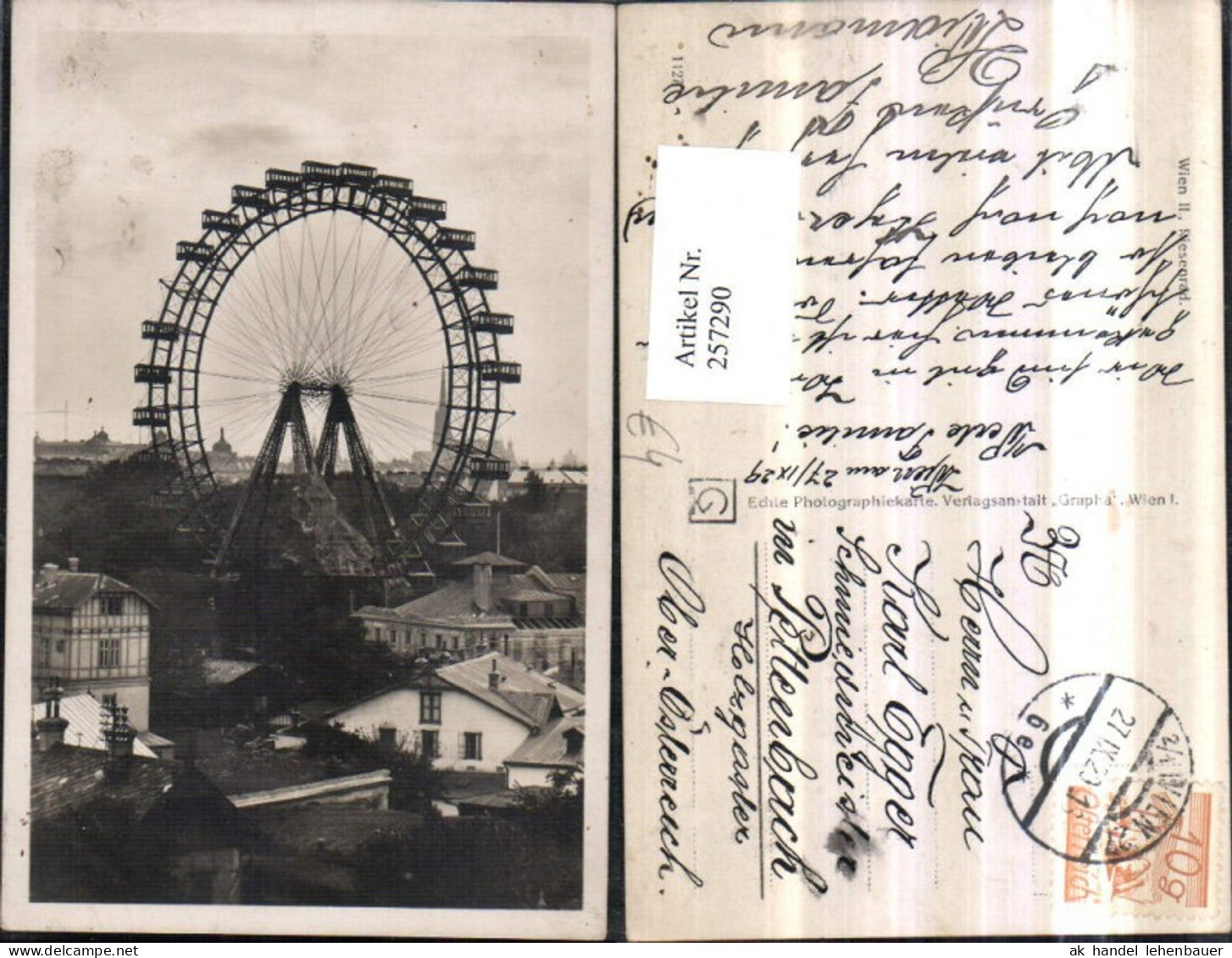 257290,Wien Leopoldstadt Prater Riesenrad
