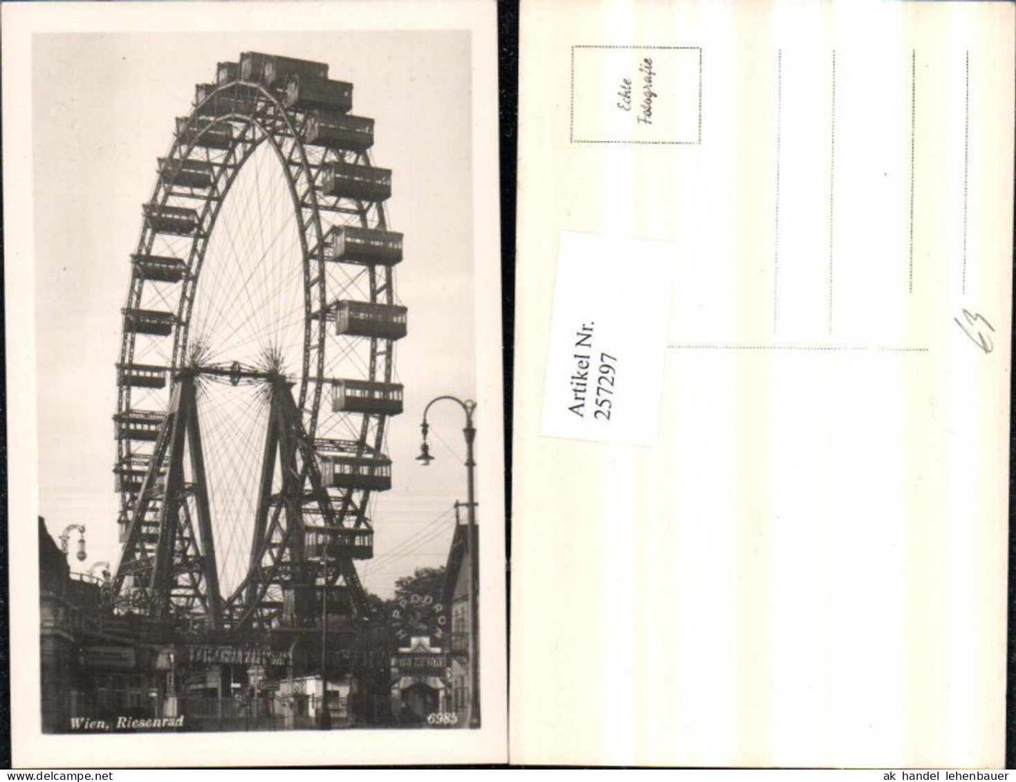 257297,Wien Leopoldstadt Prater Riesenrad