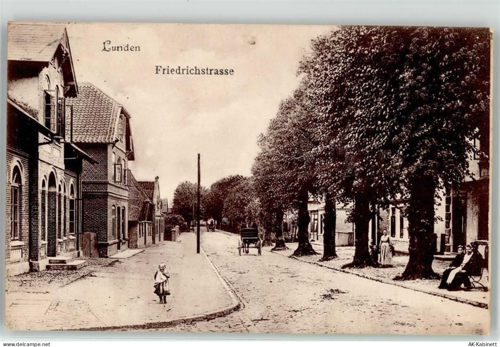 25774 W2247 Lunden , Holst 1914 - Friedrichstraße - 51916235