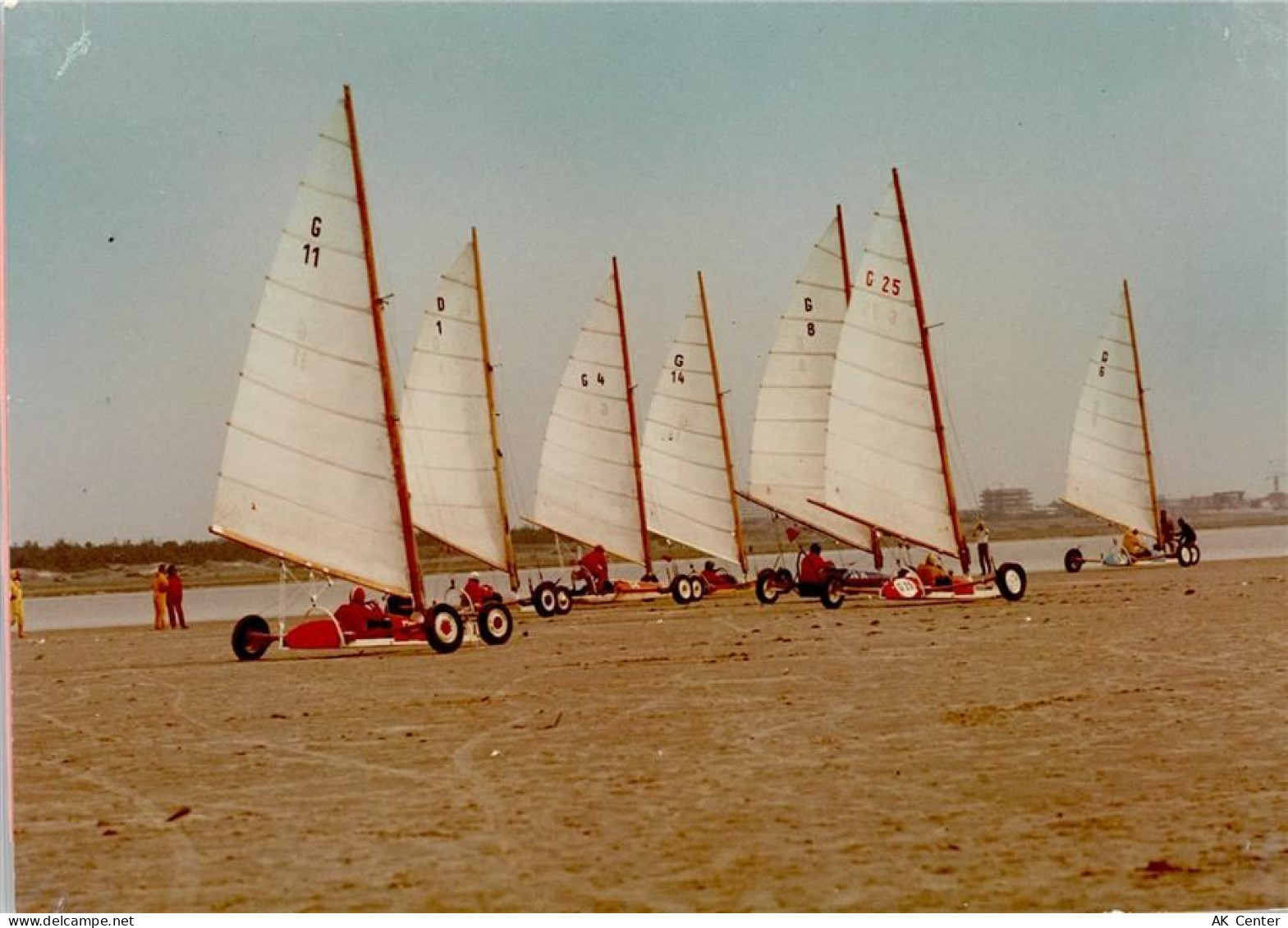 25826 W2252 St Peter-Ording FOTO KEINE AK Strandsegler - 40001677
