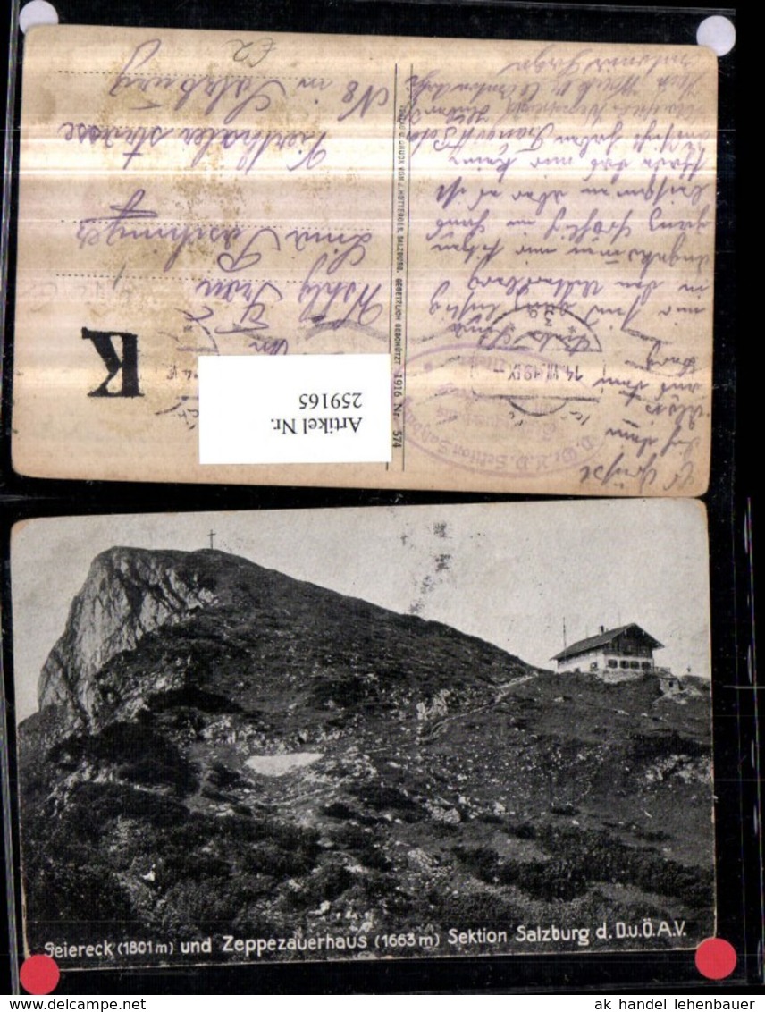 259165,Seiereck u. Zeppezauerhaus Berggipfel Kreuz b. Gr&ouml;dig