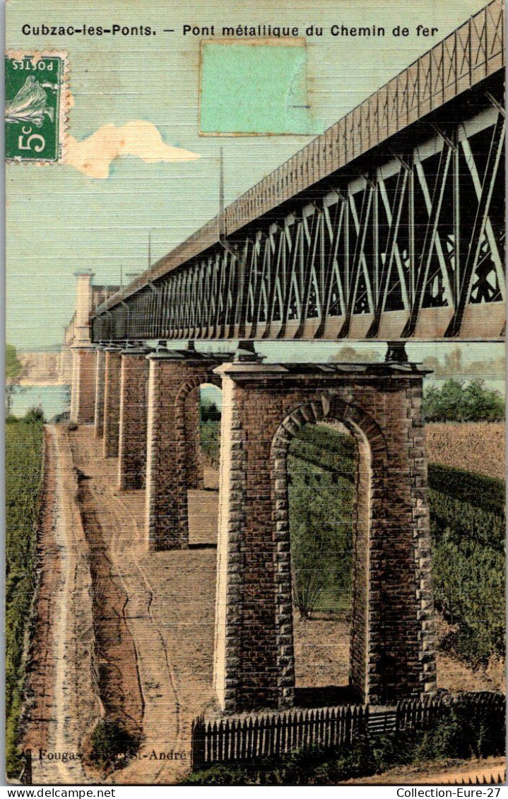 (26/05/26) 33-CPA CUBZAC LES PONTS