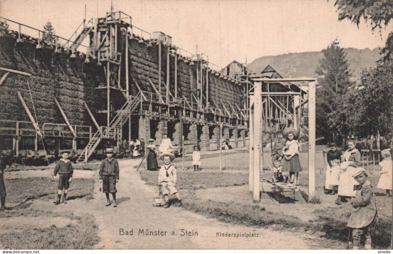 26-3814 :  BAD MÜNSTER a. STEIN. KINDERSPIELPLATZ