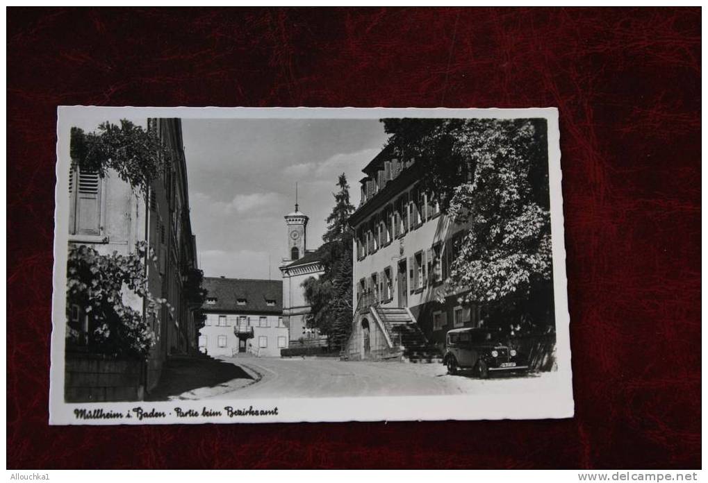 26-9-1949 SECTEUR POSTAL 359 EN ALLEMAGNE DEUTSCHE  MULHEIM A BADEN -BADE WURTEMBERG  PARTIE BEIM BEZIRKSAMT