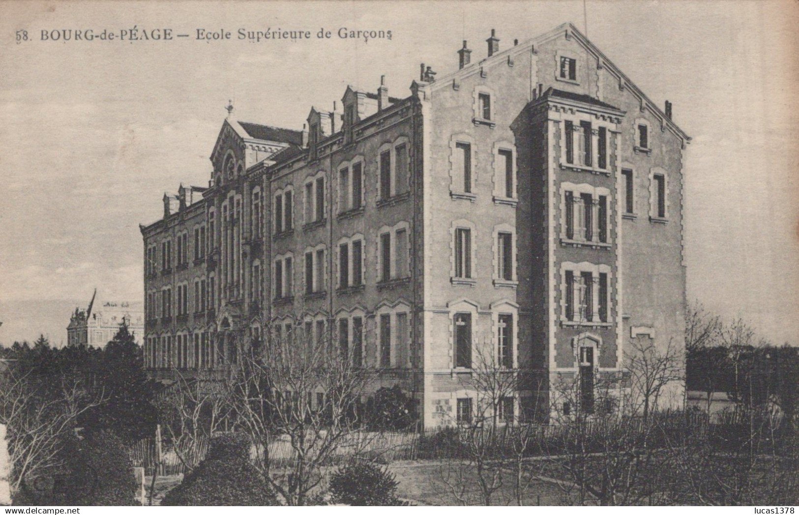 26 / BOURG DE PEAGE /  ECOLE SUPERIEURE DE GARCONS