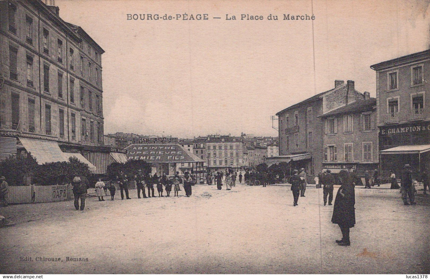 26 / BOURG DE PEAGE / LA PLACE DU MARCHE