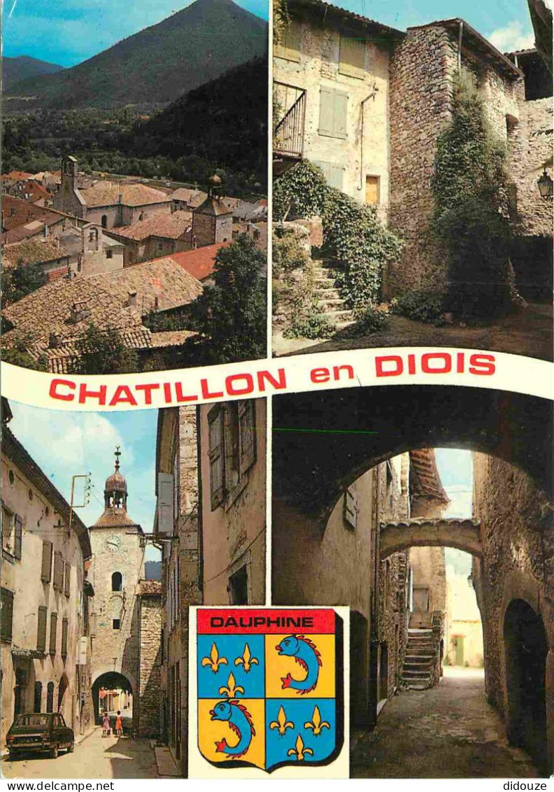 26 - Chatillon en Diois - Multivues - Blasons - CPM - Flamme Postale - Voir Scans Recto-Verso
