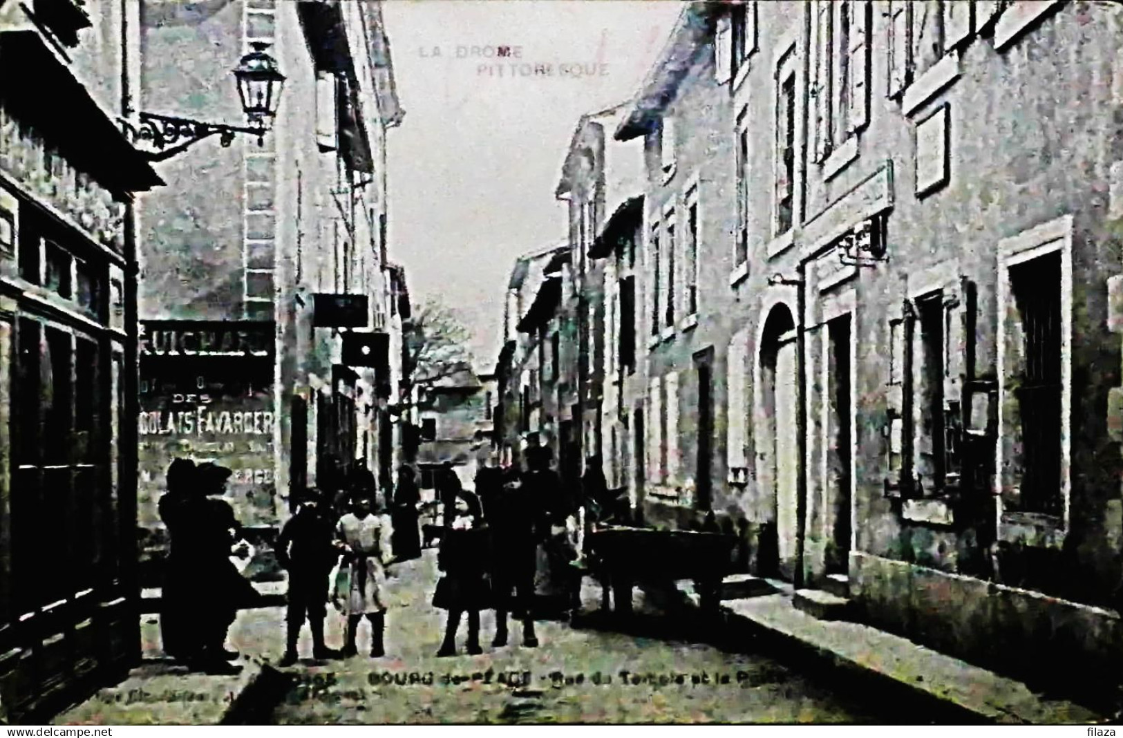 26 -  Drôme  -  Bourg de Péage -  Rue du Temple et la Poste   (B0915)