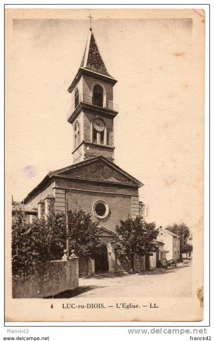 26. luc en diois. l'église