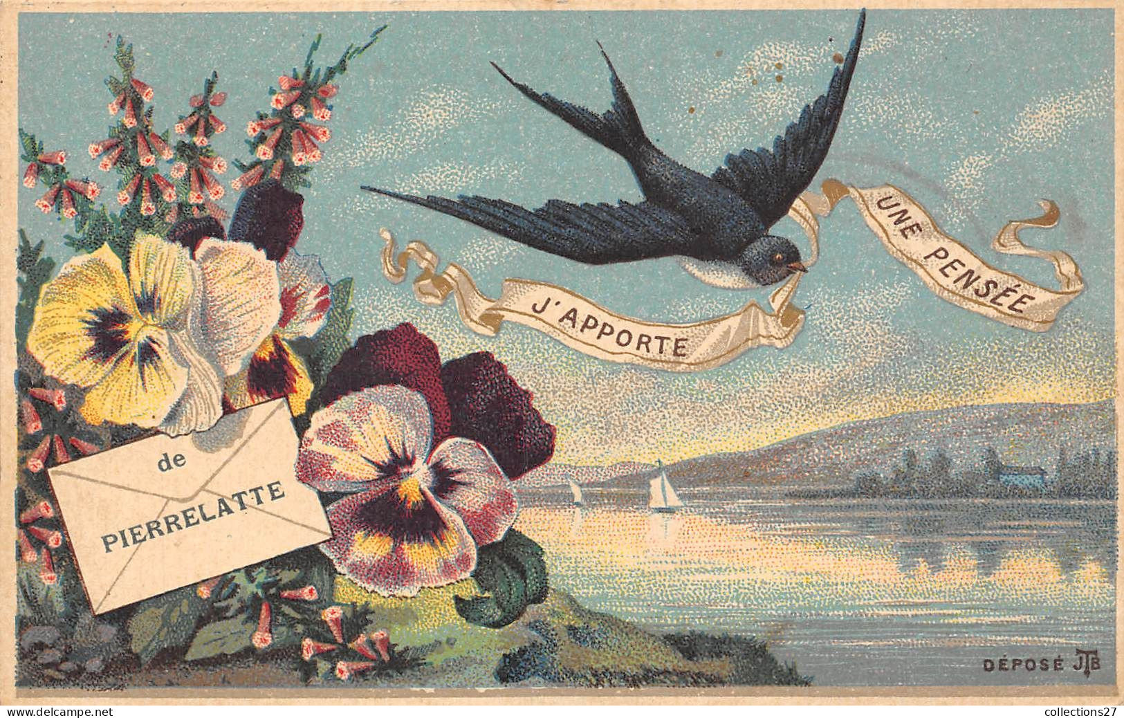 26-PIERRELATTE- J'APPORTE UNE PENSEE DE PIERRELATTE