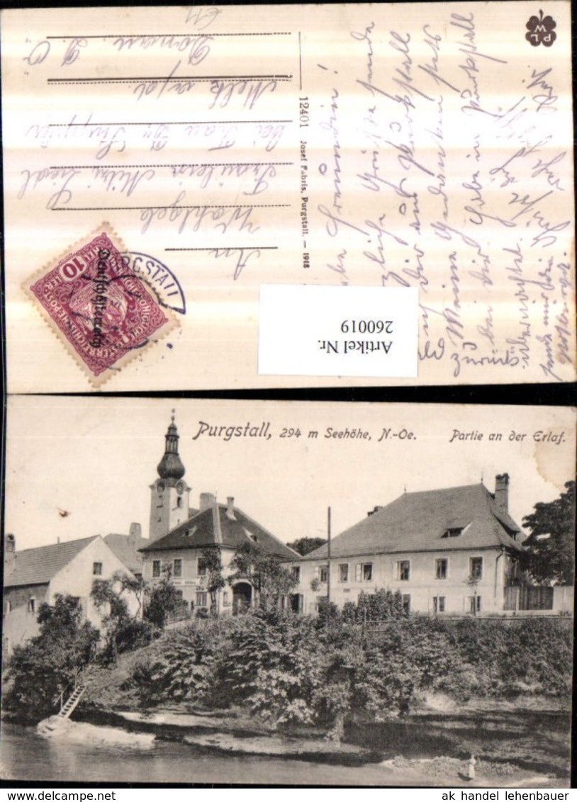 260019,Purgstall Partie an d. Erlauf Kirche