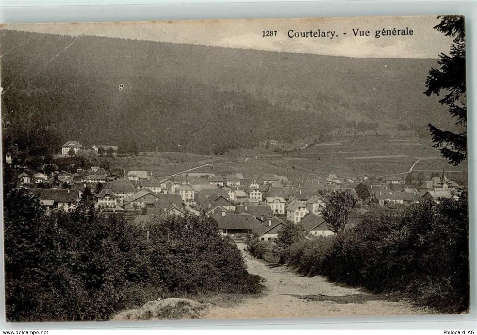 2608 Courtelary Gebrauchsspuren Vue generale Feldpost - 10217808