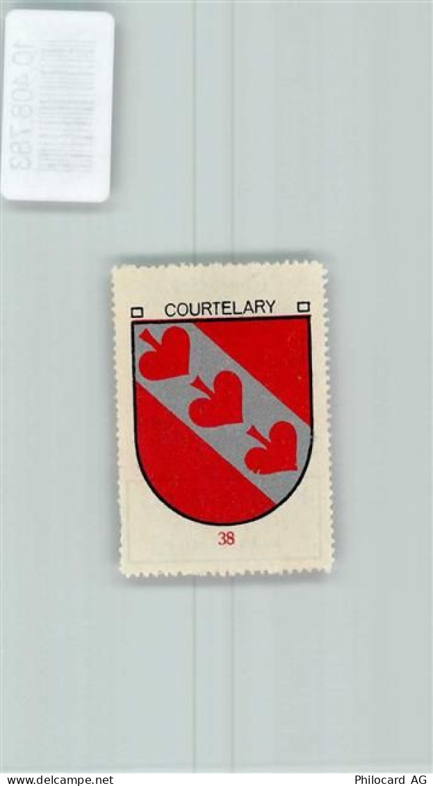 2608 Courtelary - Vignette Wappen Kaffee Hag ca 1920-1940 - 10408783