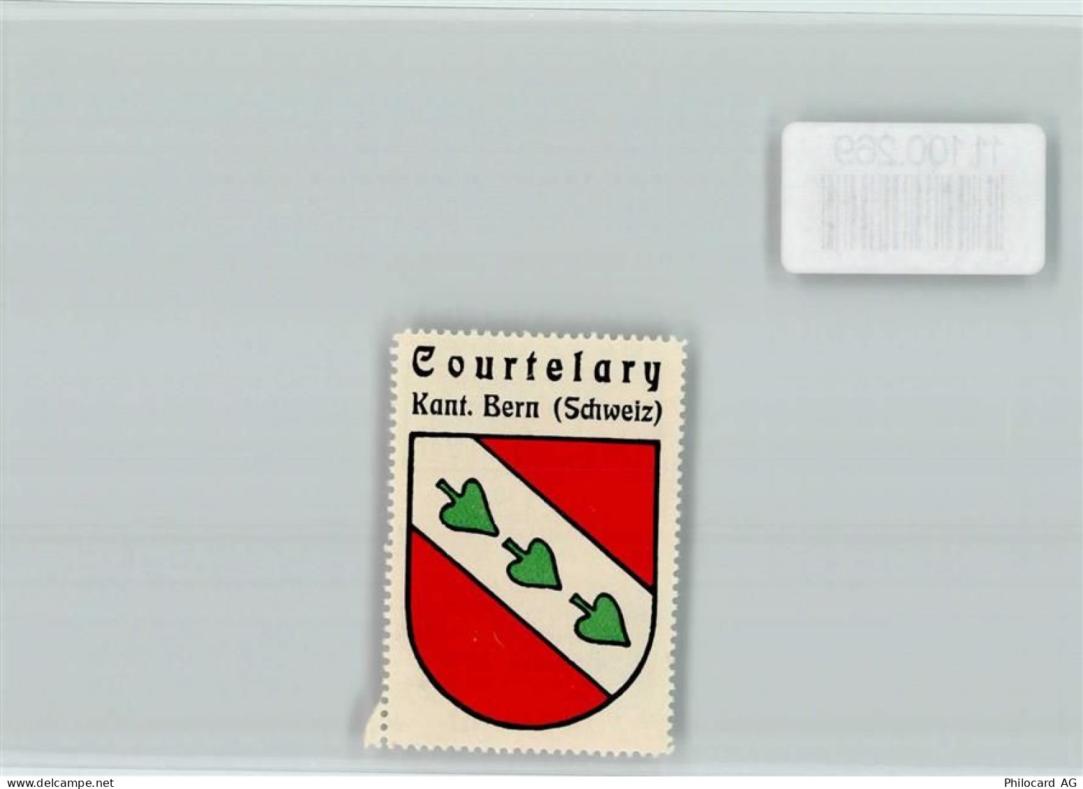 2608 Courtelary - Vignette Wappen Kaffee Hag ca 1920-1940 - 11100269