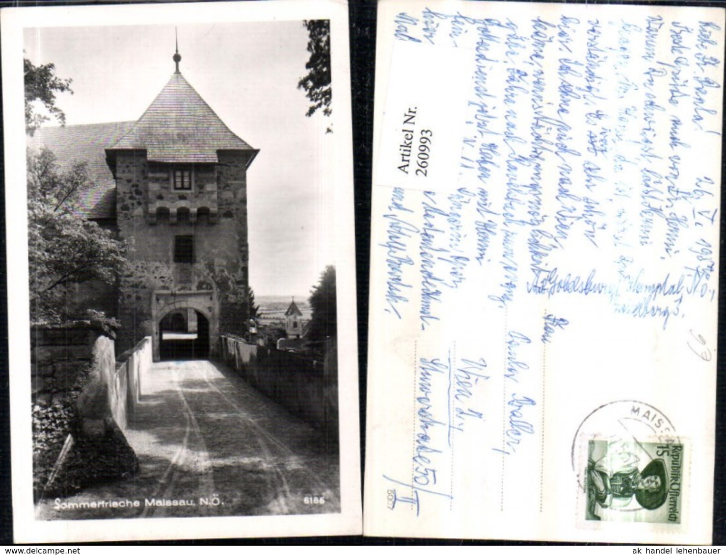 260993,Maissau Burg Tor Stra&szlig;e