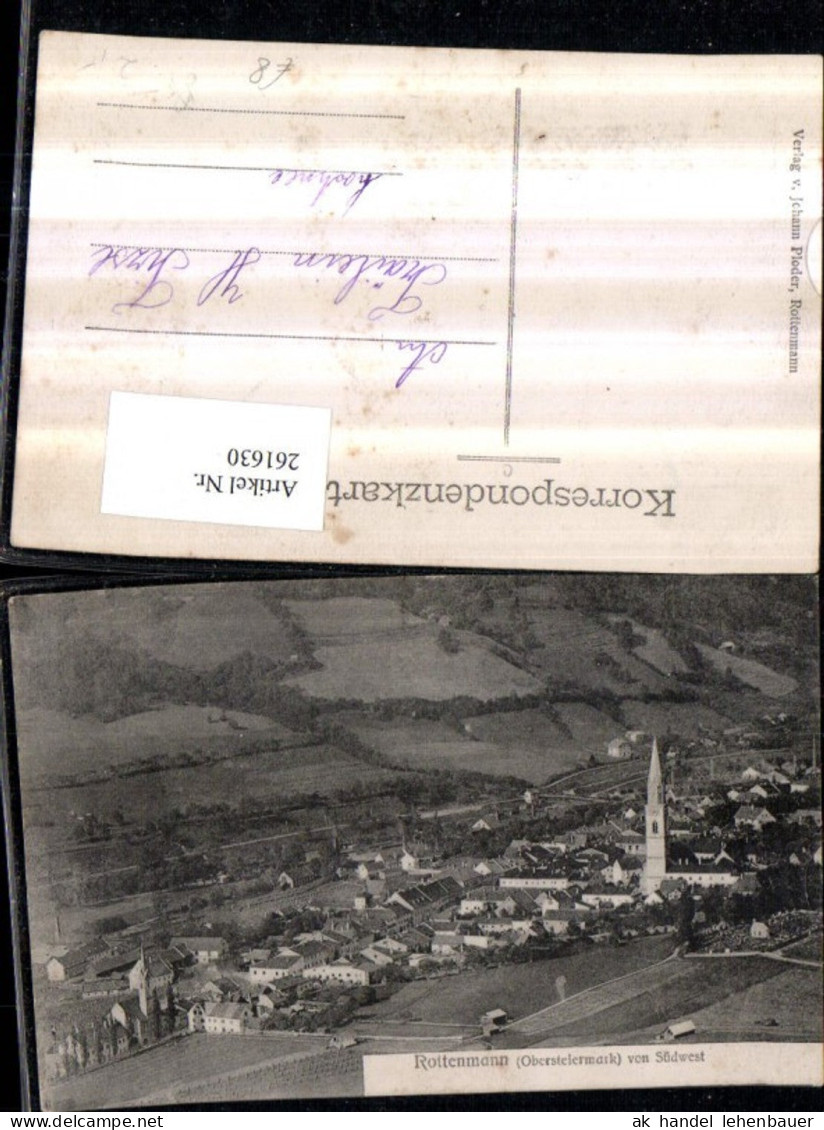261630,Rottenmann Totale von Südwest