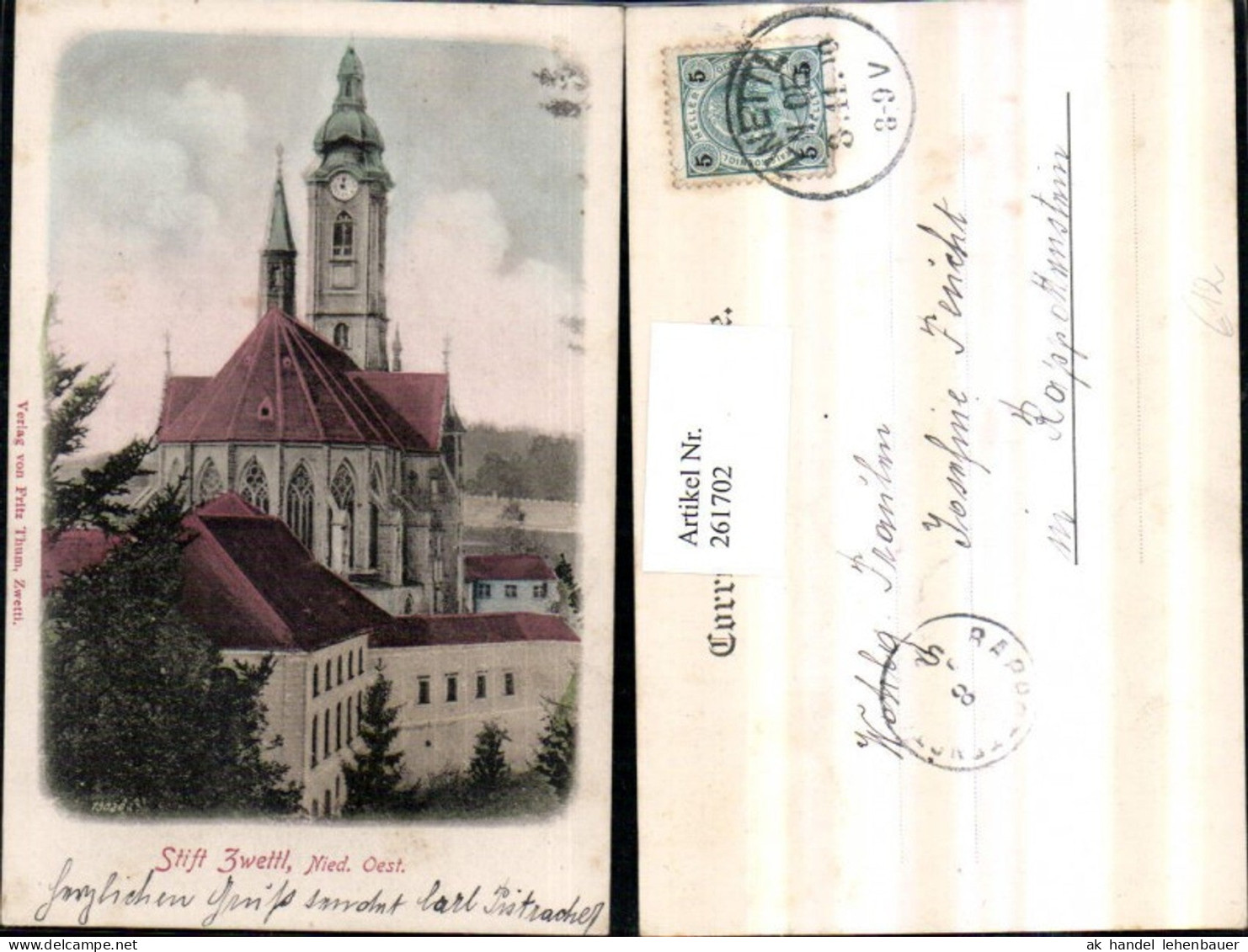 261702,Stift Kirche Zwettl