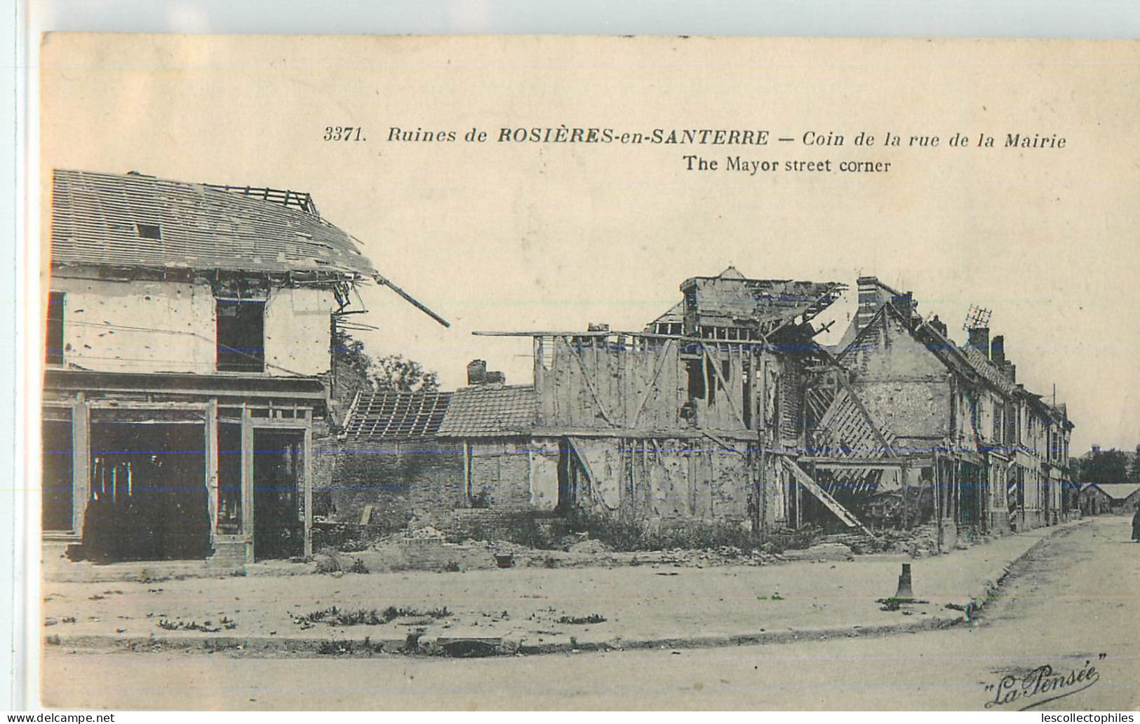 26835 - ROSIERES EN SANTERRE - RUINES DE