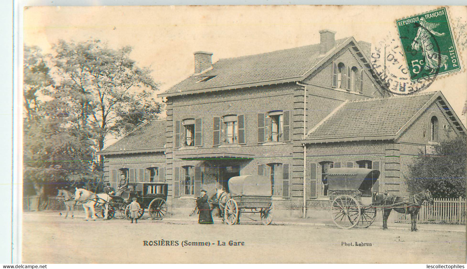 26837 - ROSIERES EN SANTERRE - LA GARE