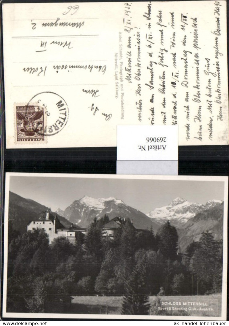 269066,Schloss Mittersill Bergkulisse