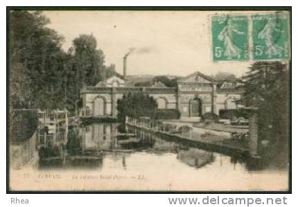 27 Evreux 75 EVREUX - La Filature Saint-Pierre filature exterieur usine D27D K27229K C27229C RH012026
