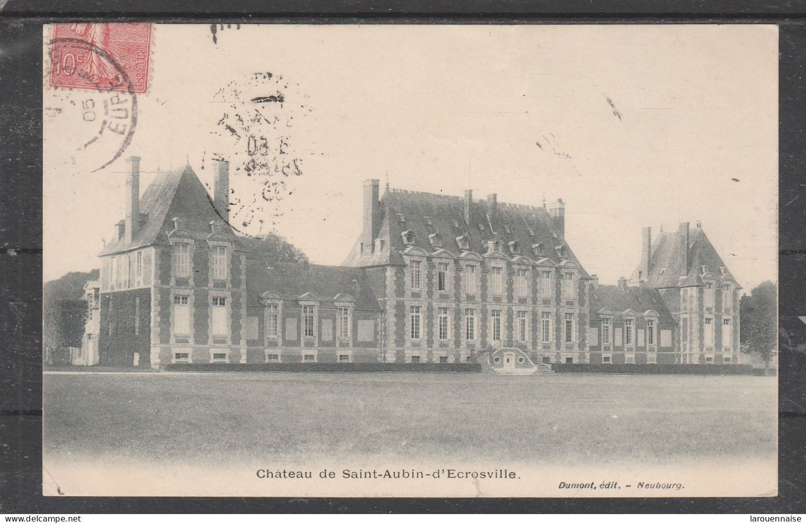 27 - SAINT AUBIN D' ECROSVILLE - Château de Saint Aubin d' Ecrosville