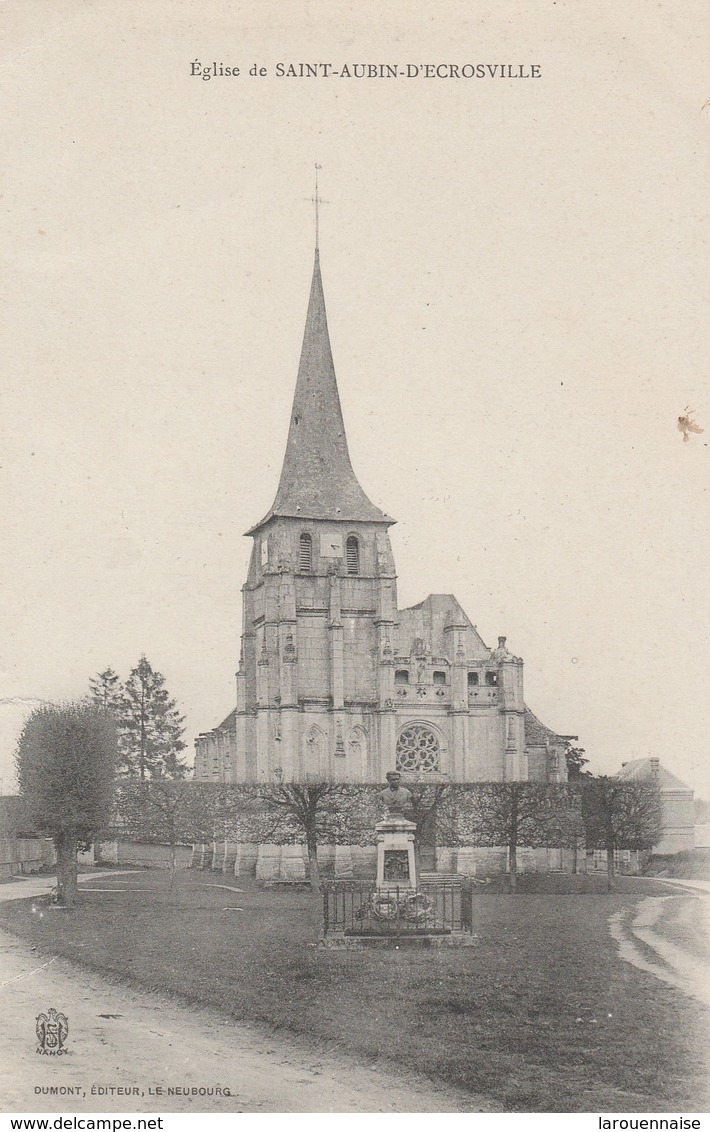 27 - SAINT AUBIN D' ECROSVILLE - Eglise de Saint Aubin d' Ecrosville