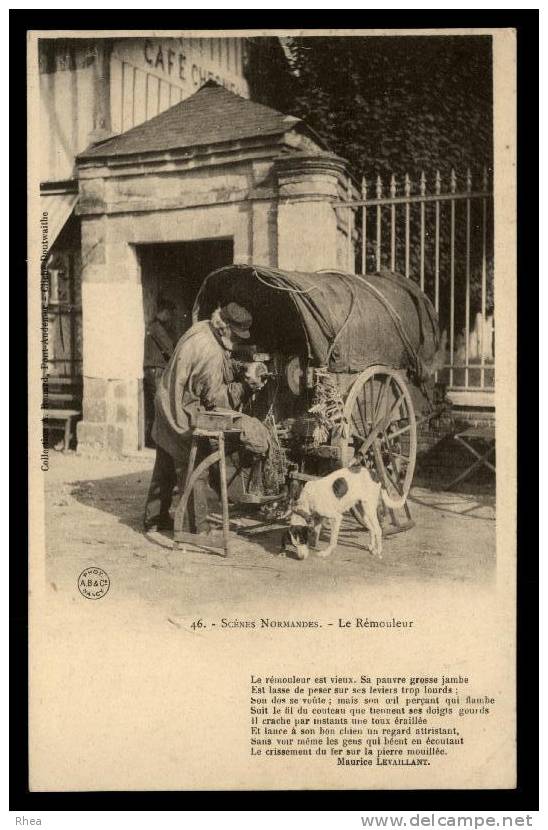 27 SCENES NORMANDES - le remouleur - Petits métiers