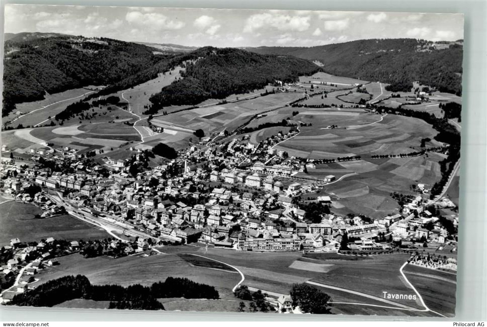 2710 Tavannes Foto AK Fliegeraufnahme - 38021950