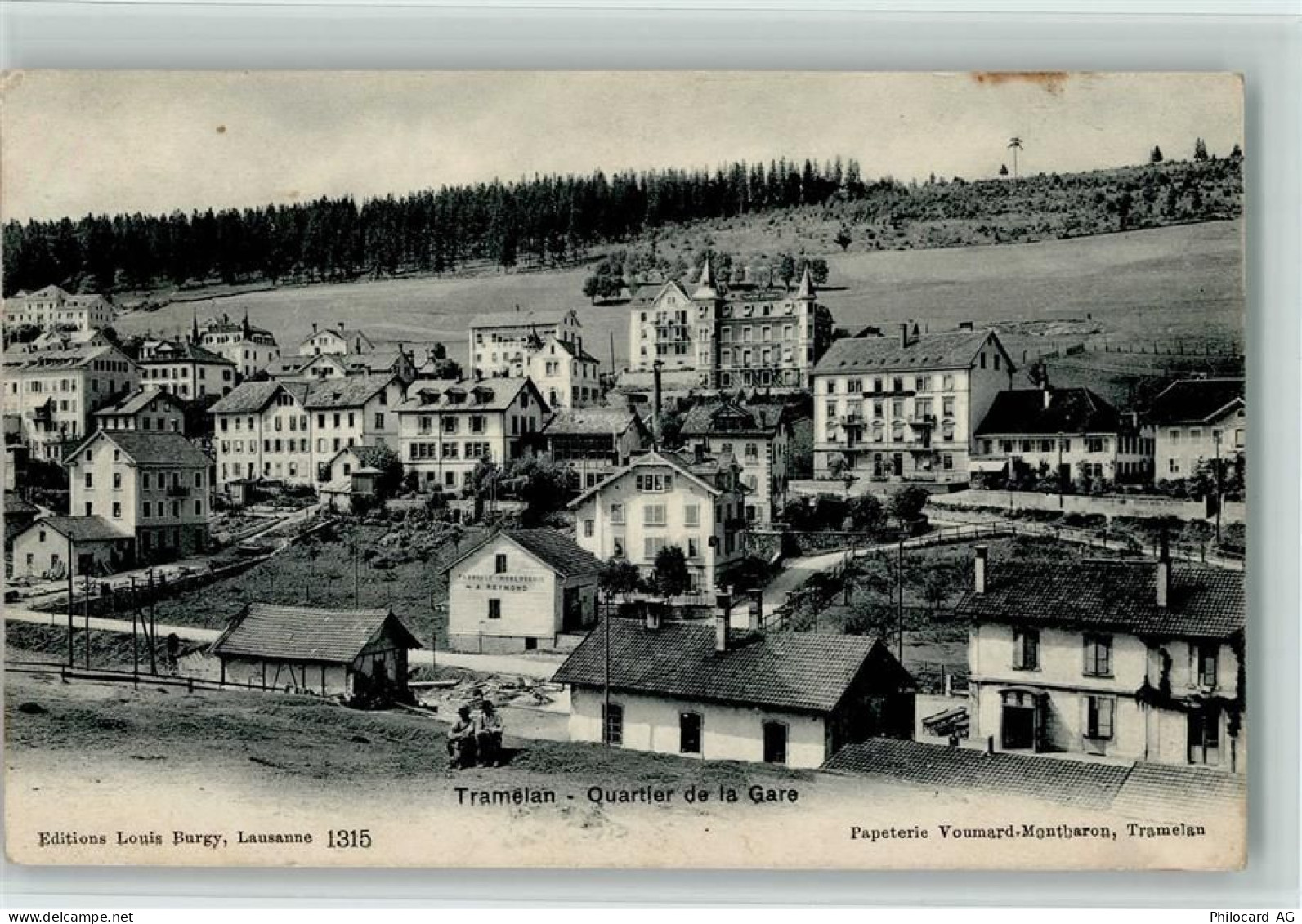 2720 Tramelan 1907 - Quartier de la Gare - 13220808