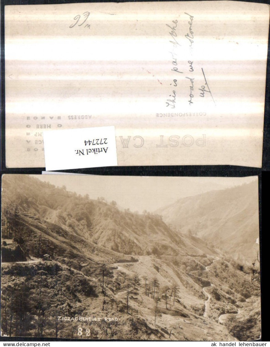 272744,Philippinen Benguet Zigzag Benguet Road Bergkulisse Straße