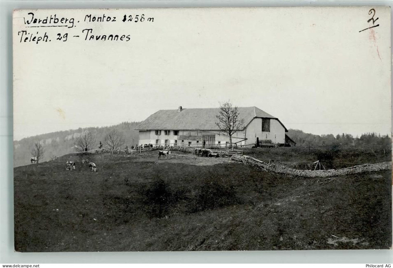 2732 Reconvilier Foto AK Werdtberg - 13426135